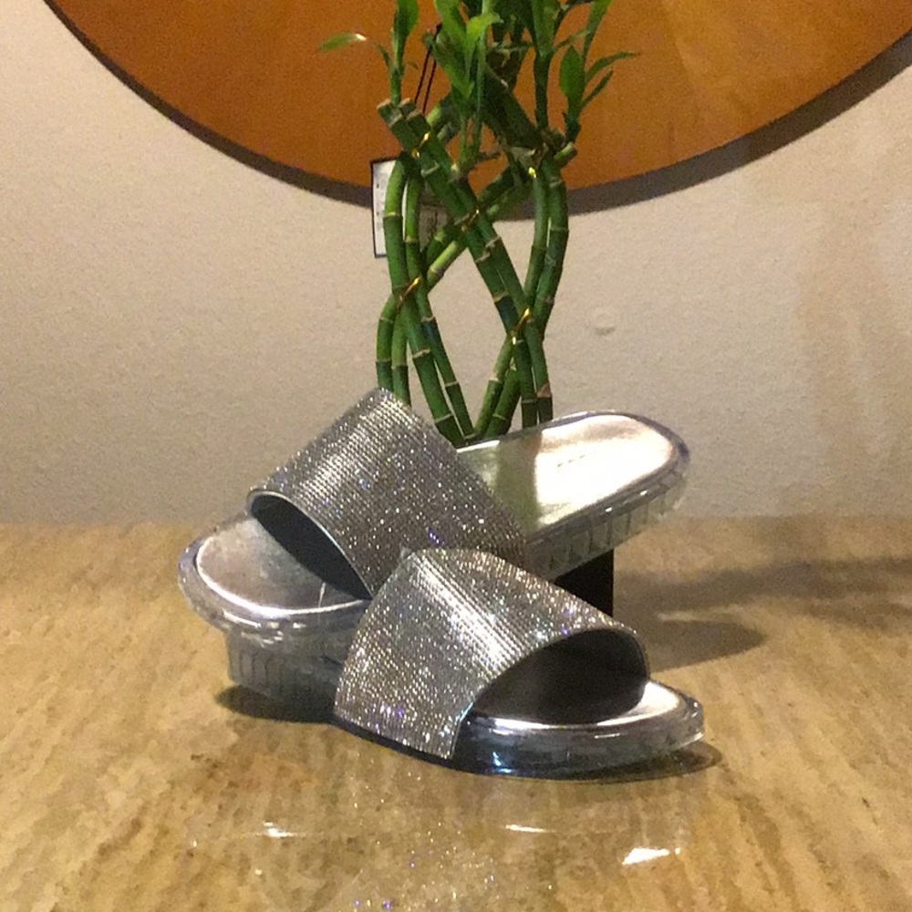 Icy Haute - Silver Slides